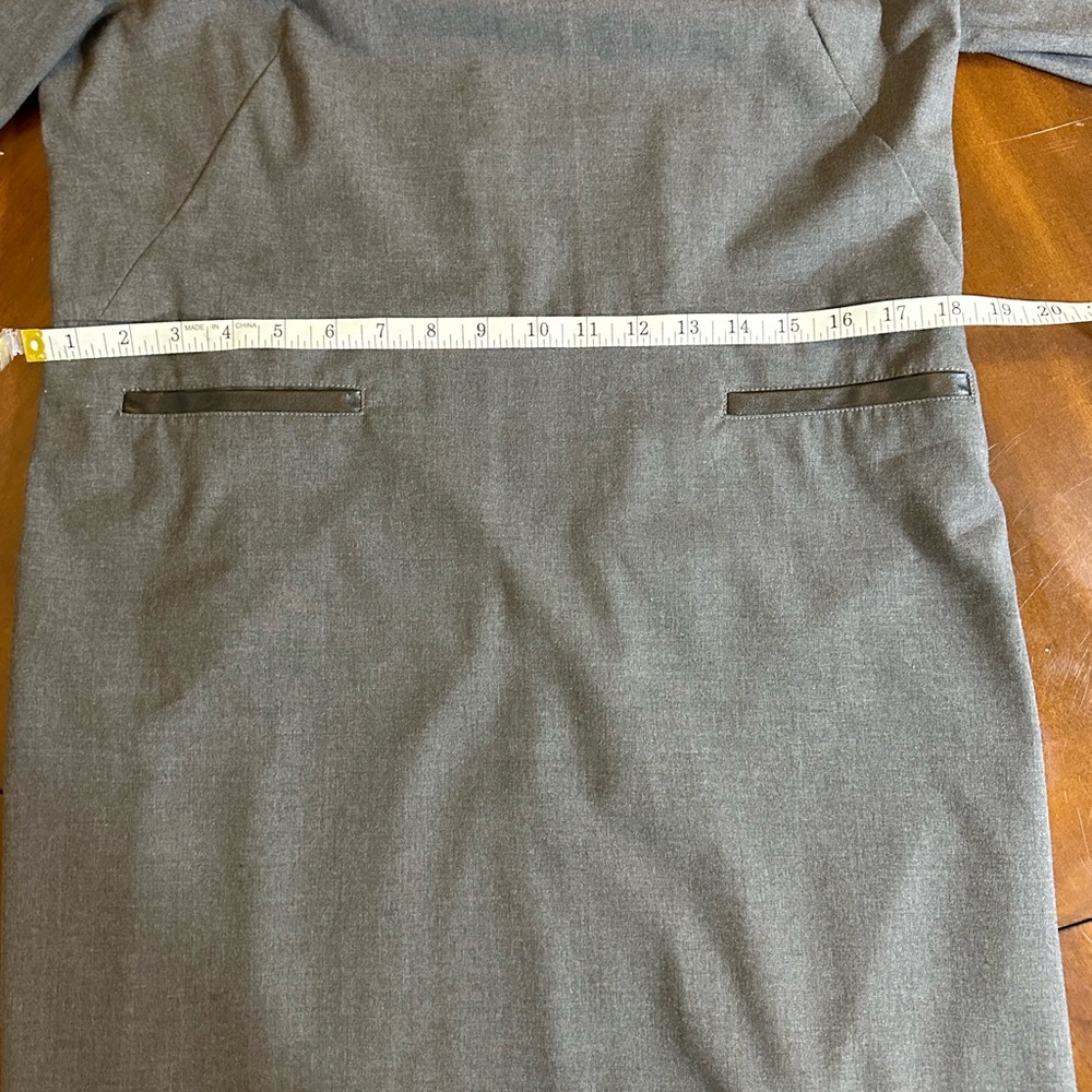 Gray Gap Sheath Dress Sz 14 - Picture 6 of 8